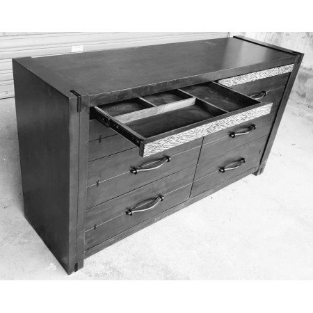 TORR-DR6 : Tủ 6 Ngăn Kéo + 2 Ẩn Trang Sức- 1m5